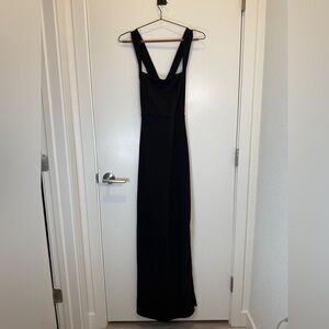 Lulu's Classic Black Strappy Dress